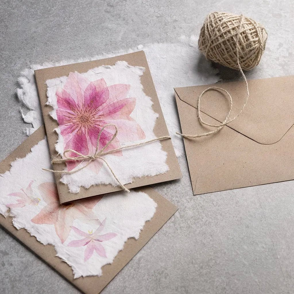 How to make handmade paper with a napkin design - Home-Crafts