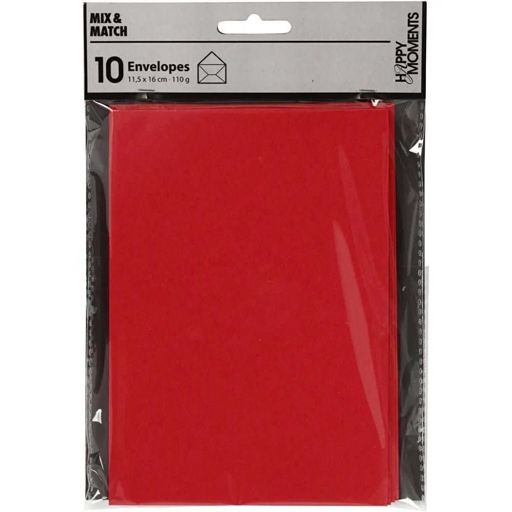 10 x Envelopes hammered Rectangular Various Colours Office Mailing Supply