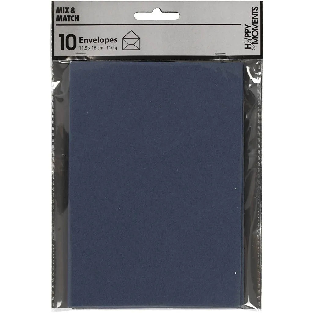 10 x Envelopes hammered Rectangular Various Colours Office Mailing Supply