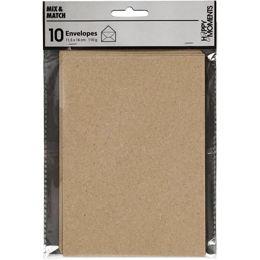 10 x Envelopes hammered Rectangular Various Colours Office Mailing Supply