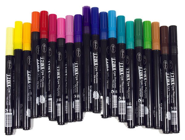 20 x Aladine Izink Dye Brush Marker Pen Stamping Drawing Crafts - Select Colour - Home - Crafts