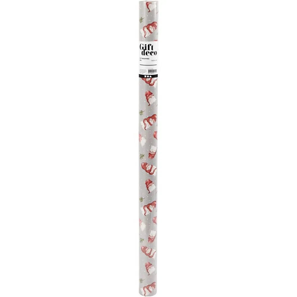 2M Santa With A Large Hat Gift Wraps High-Quality Wrapping Paper