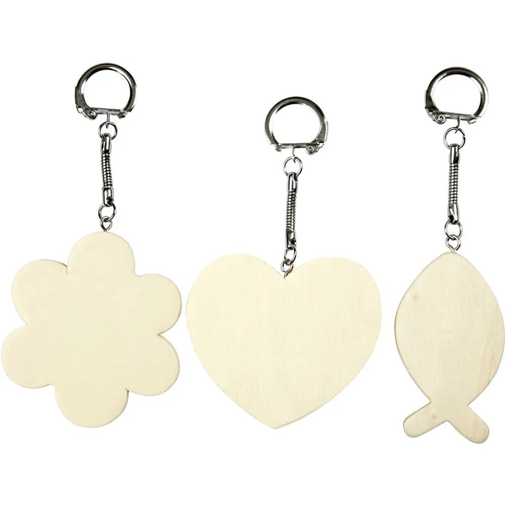 3 x Key Rings Christmas Hanging Decoration