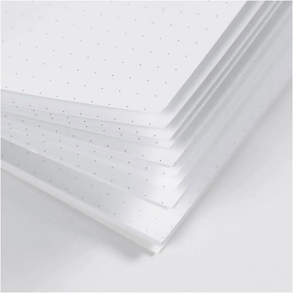 32 Page Dotted Artistic Notebook Sketchbook 9.5x16.6cm Portrait Blank Notebook Writing Drawing