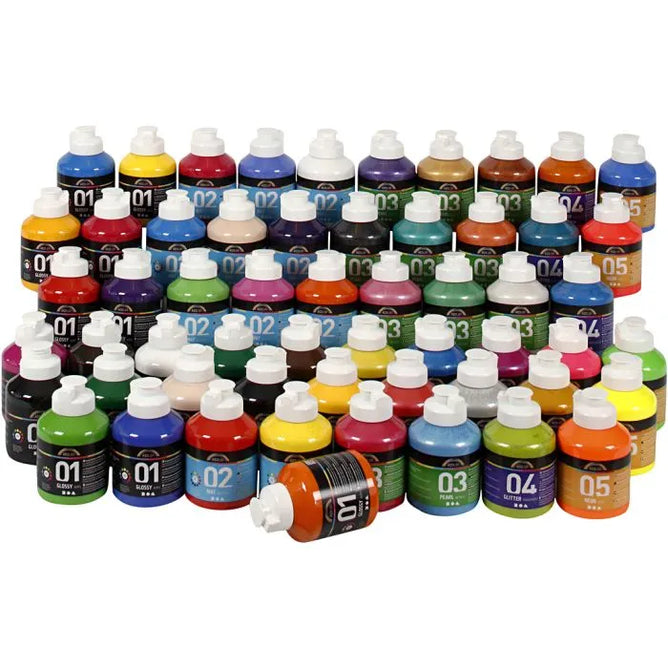 High Quality A-Color Water-Based Acrylic Paint Glossy Mat Metallic