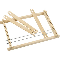 Indian Weaving Loom Wooden American 3 Shuttles Easy Kit Instructions 19 x 29 cm