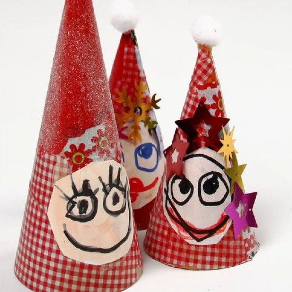 50 x Round Cardboard Cones H:8-20 cm D:4-8 cm Craft Handmade Paper Mache Create/Decorate