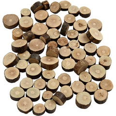 Wood Mix, 25-45mm, 7mm, 600g Christmas Crafts Holiday Decorations