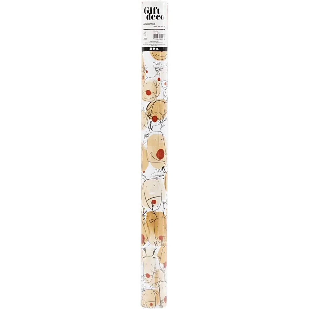 5M Reindeer Gift Wraps High-Quality Wrapping Paper