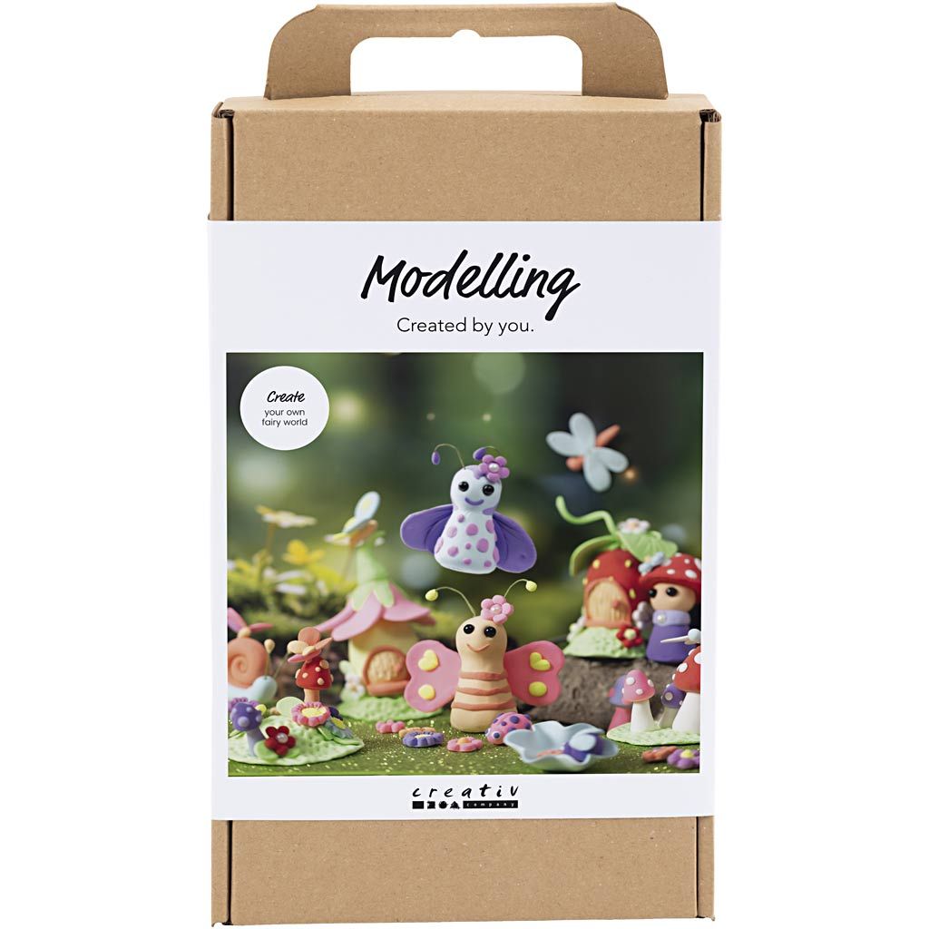 All - in - One Fairy Craft Kit for Kids - Create a Magical World with Silk Clay and Moulds - Home - Crafts
