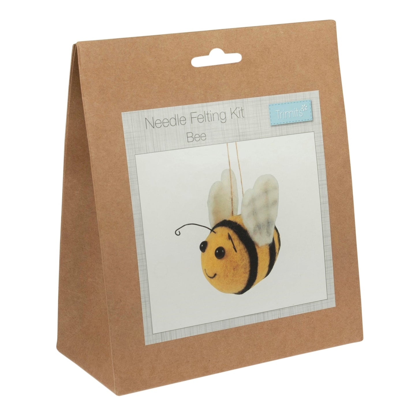 Bee Needle Felting Crafting Kit Cute Decorations Toys Beginner Friendly