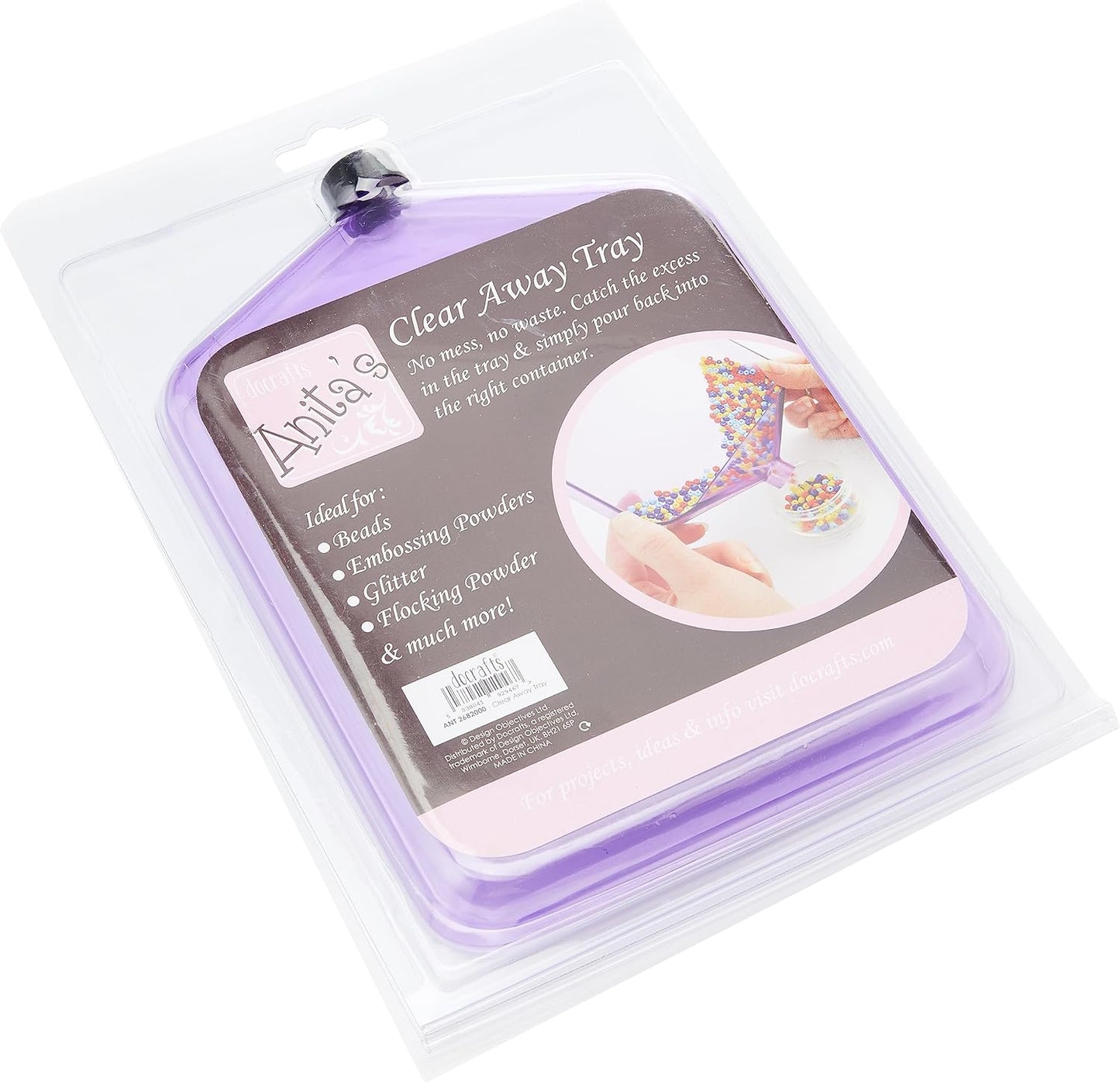 Clear Away Tray Clean Project For Beads Embossing Powder Glitter Folds