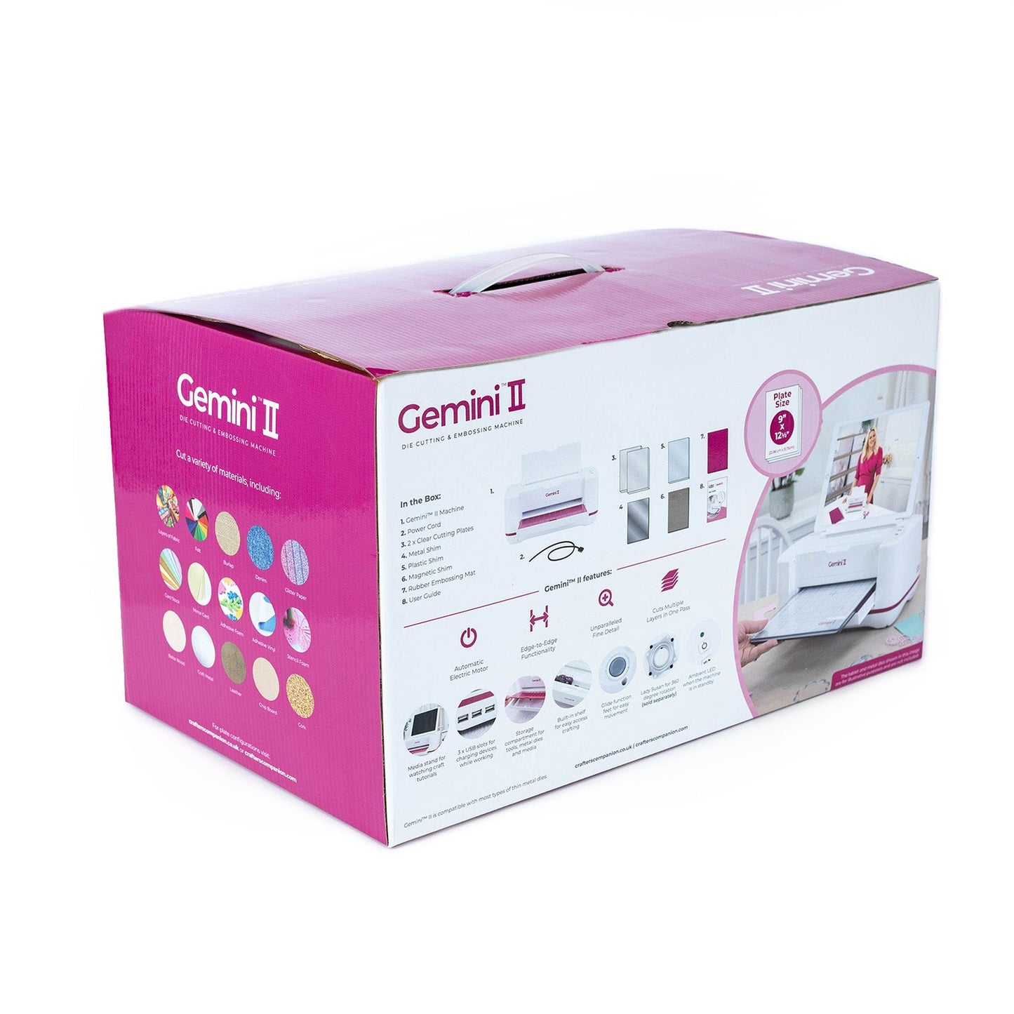 Crafter's Companion Gemini II Die Cutting and Embossing Machine Bundle Worth £279