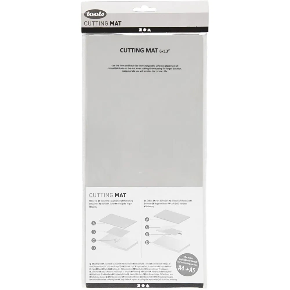 Cutting Mat 15cm x 33cm Hard Plastic Die Cut Embossing Machine Accessories Craft