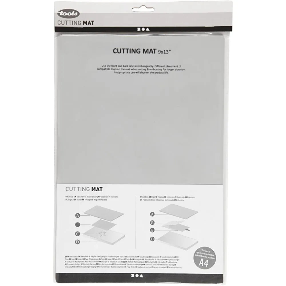 Cutting Mat 22cm x 23cm Hard Plastic Die Cut Embossing Machine Accessories Craft