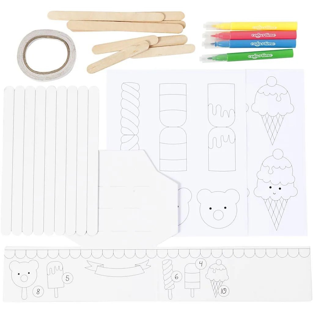 DIY Ice Cream Parlour Craft Kit – Creative Recycling Project for Kids