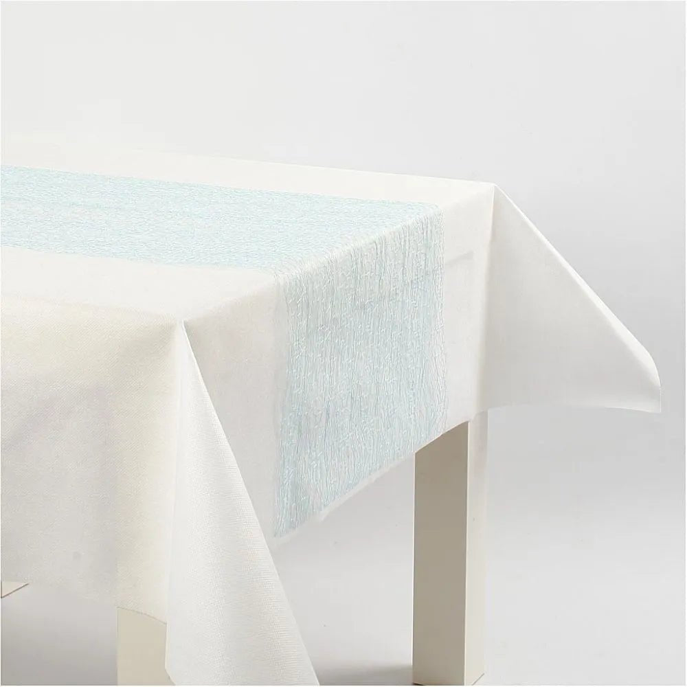 Happy Moments Assorted Colour Netted Table Runner Party Supply Fabric Craft 10 m