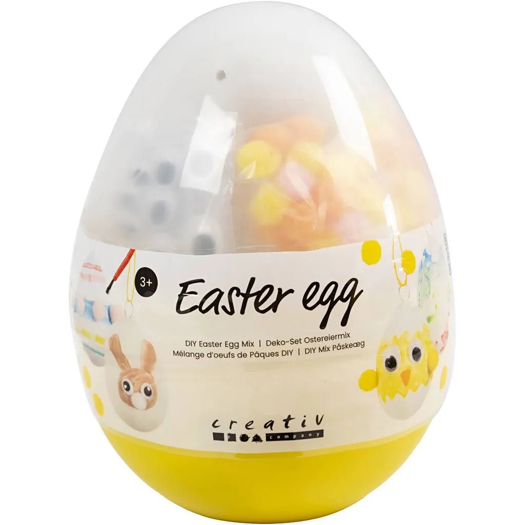 Kids DIY Easter Egg Craft Kit - Create Colorful Easter Decorations & Cute Spring Figures