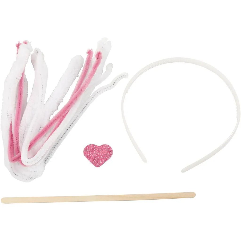 Kids Easter Bunny Hair Band Clamp Set Craft Kit – Create Fun & Festive Hair Decoration