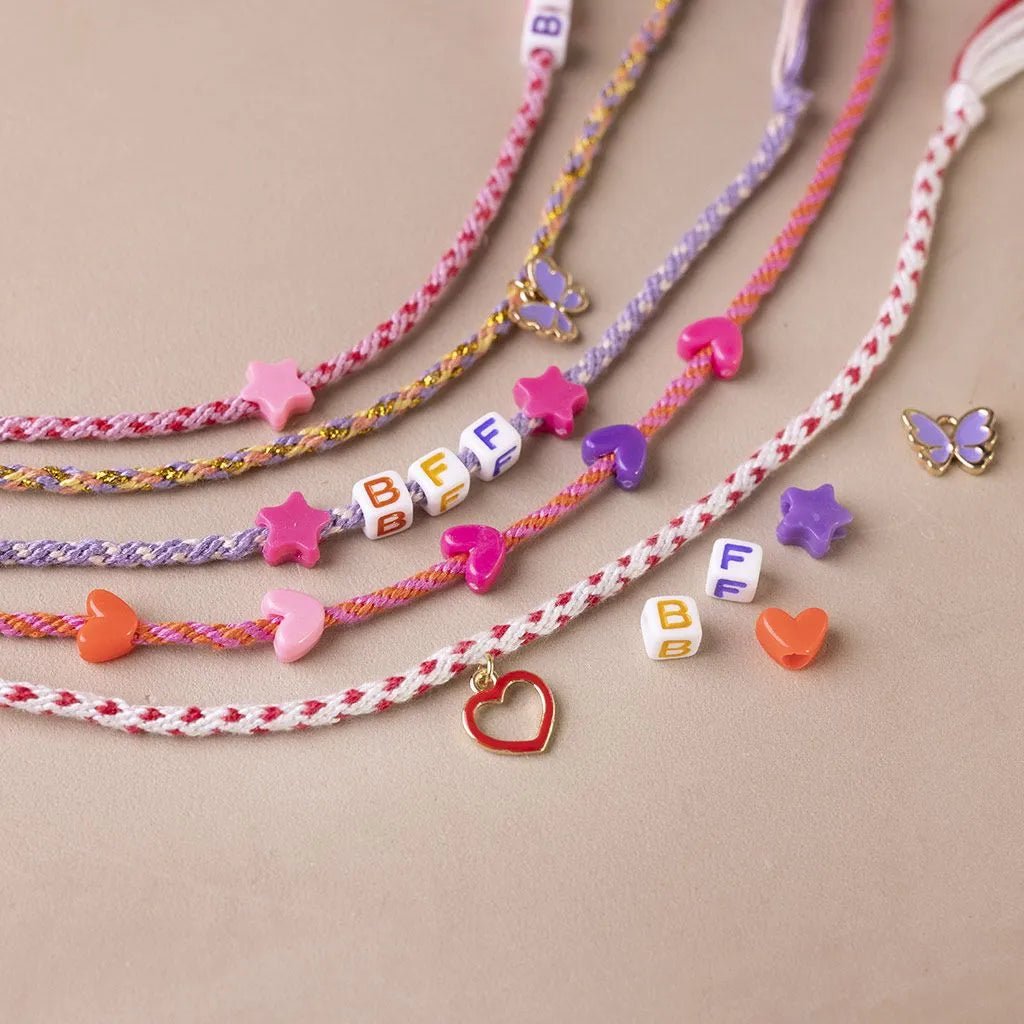 Kid's Friendship Jewellery Mini Craft Mix - All Materials & Instructions Included