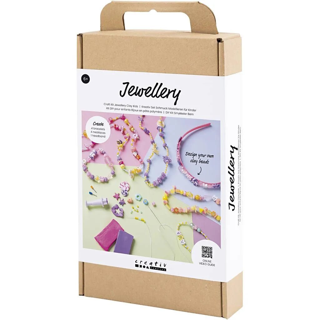Kid's Jewellery Craft Kit Necklaces Bracelets Headband Assorted Colours - All Materials IncludedCraft supplies
