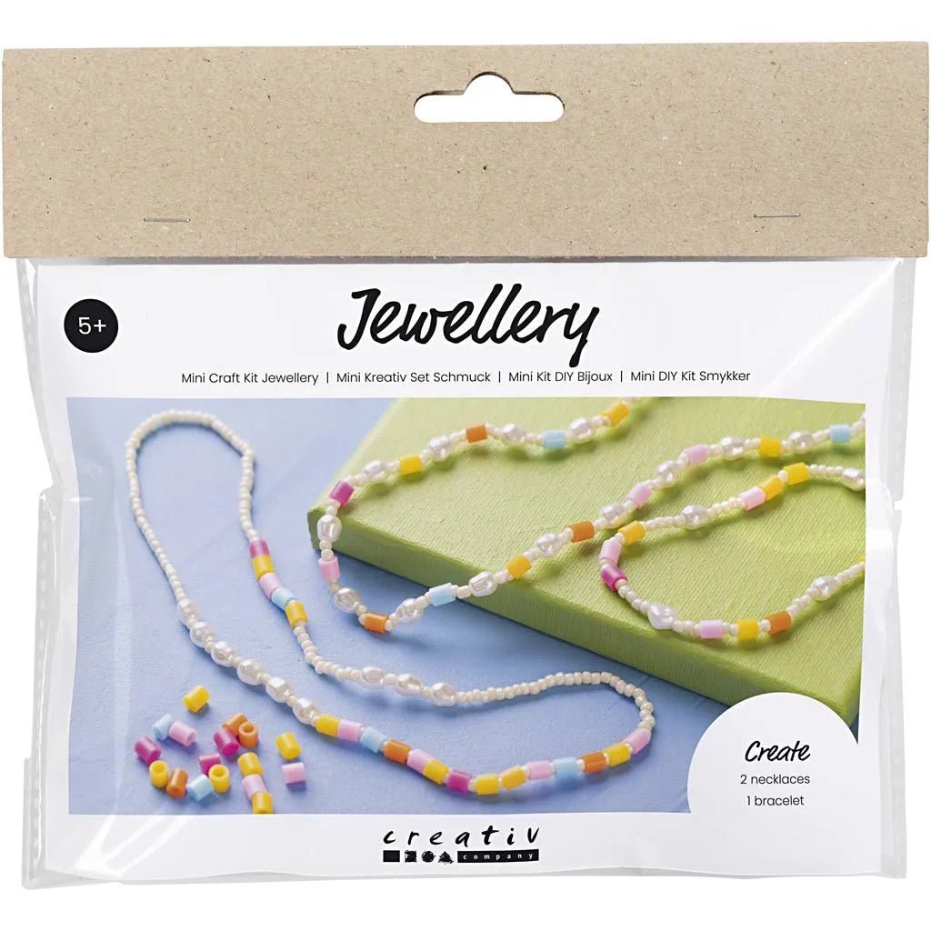 Learn to Make Jewellery -Craft Kit Necklace & Bracelet All Materials Included - Home-CraftsLearn to Make Jewellery -Craft Kit Necklace & Bracelet All Materials IncludedLearn to Make Jewellery
