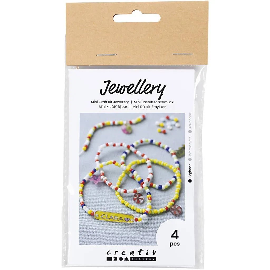 Kid's Shrink Plastic Bracelets Mini Craft Kit Jewellery - All Materials & Instructions Included