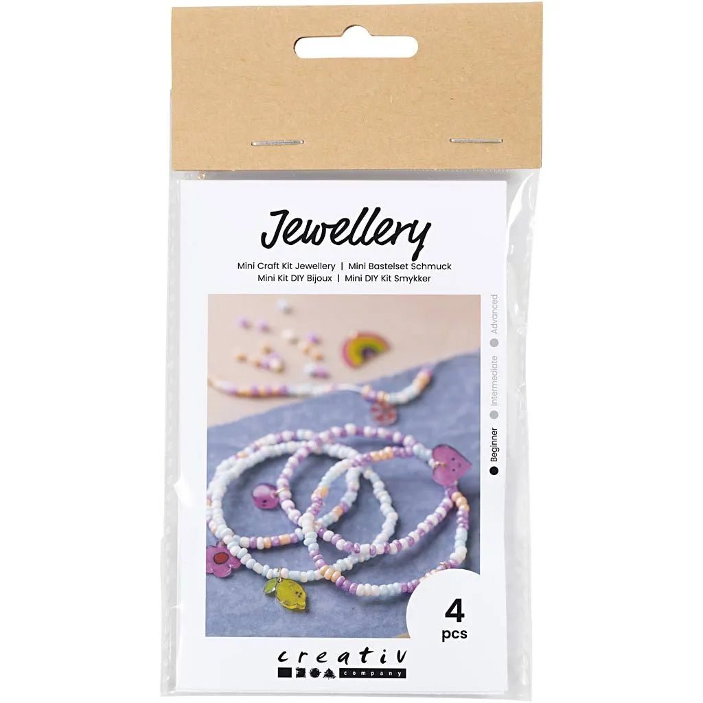 Kid's Shrink Plastic Bracelets Mini Craft Kit Jewellery - All Materials & Instructions Included