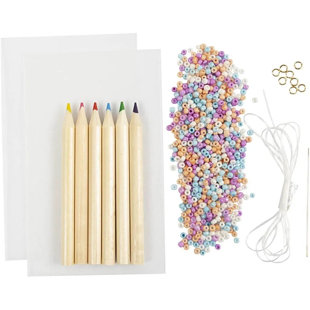 Kid's Shrink Plastic Bracelets Mini Craft Kit Jewellery - All Materials & Instructions Included