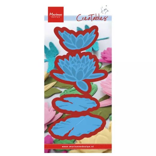 LR0460 - Marianne Creatables Stencil Die Cutting Embossing Sizzix -Tiny's Large Waterlily