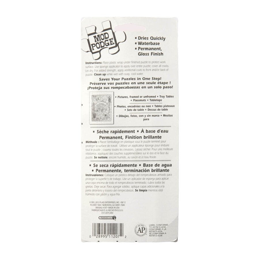 Mod Podge Puzzle Saver Quick Drying Clear 2 fl oz