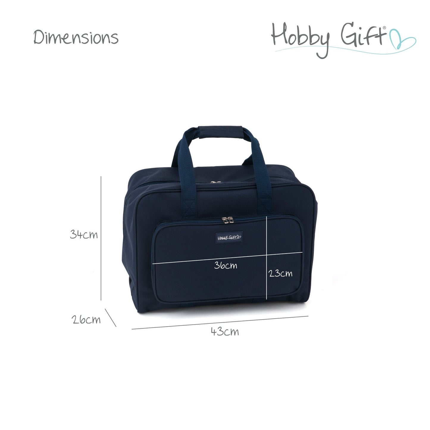 Navy Sew Easy Sewing Machine Storage Padded Bag Zip Up Packet - Home - Crafts