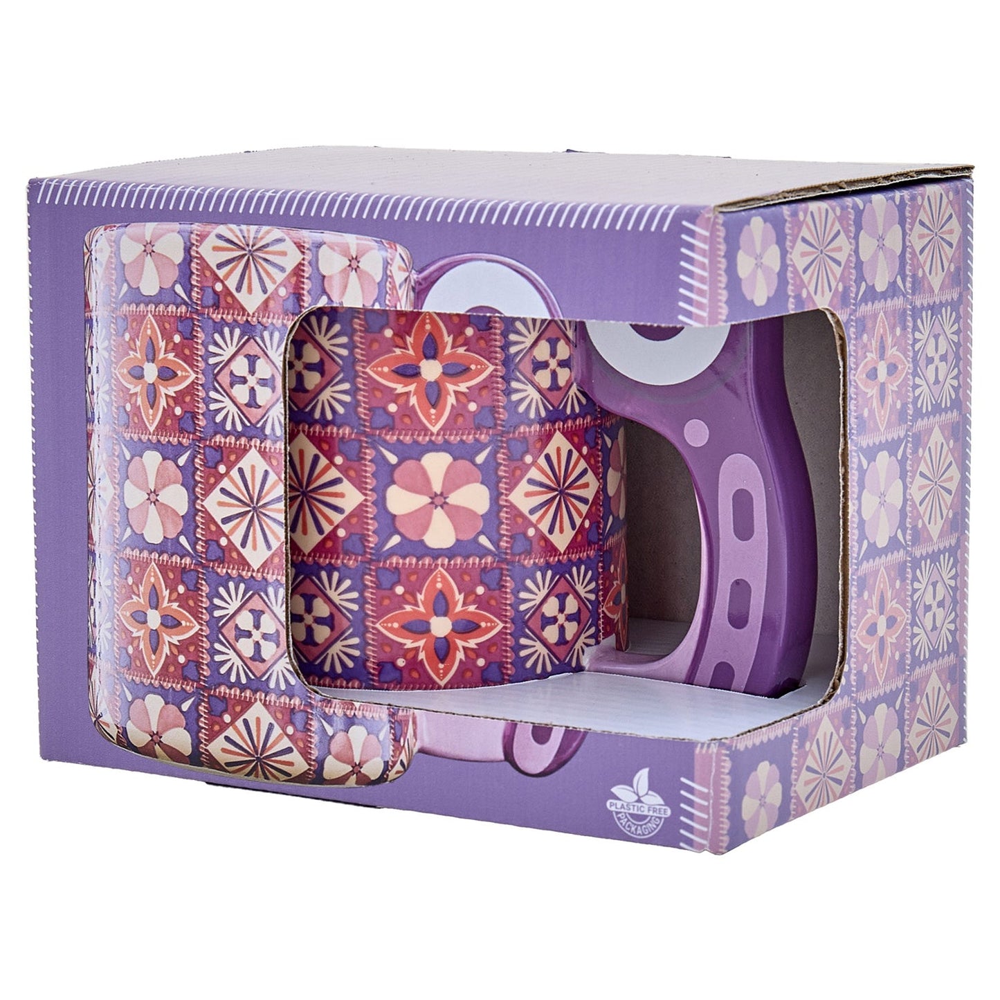 Novelty Rotary Cutter Mug - 400ml Ceramic - Gift for Quilters & Sewing Enthusiasts - Home - Crafts