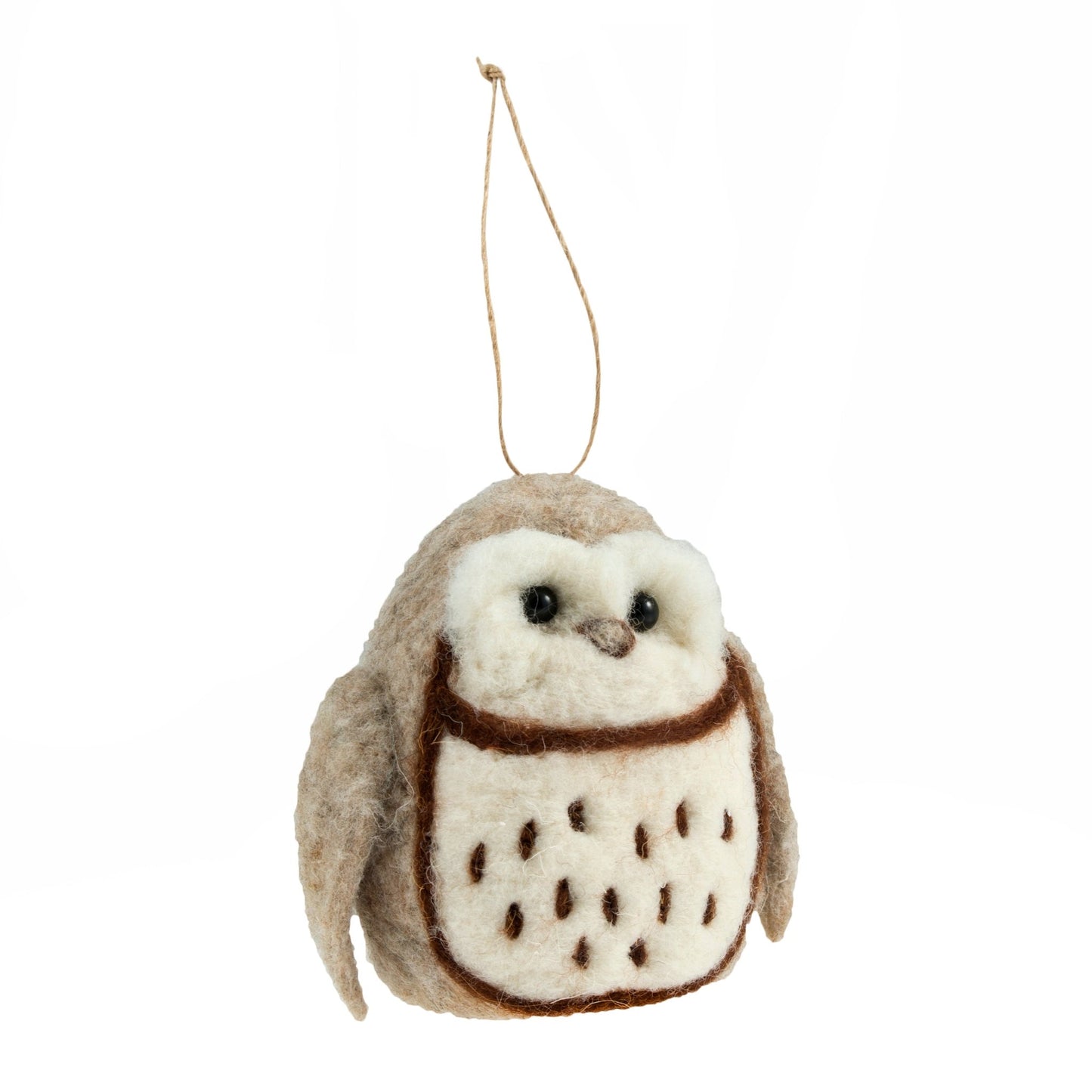 Owl Needle Felting Crafting Kit Cute Decorations Toys Beginner Friendly