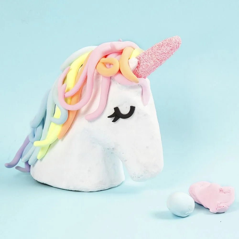 Paper Mache Hand Made Unicorn Trophy Hanging Decorations Christmas Crafts 18.5cm