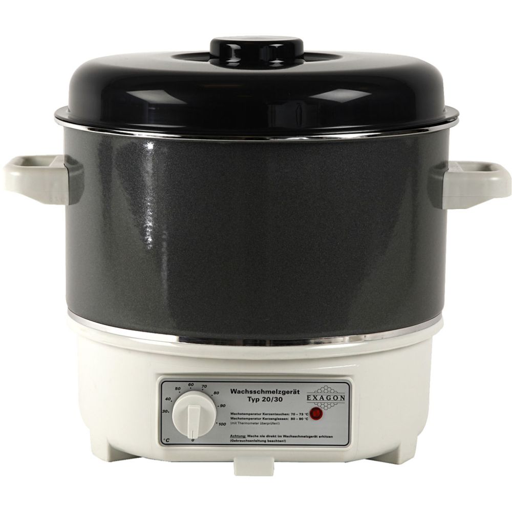 Professional 16L Wax Melting Pot - Enamel Coated Melter with Safety Thermostat (30 - 100°C) - Home - Crafts
