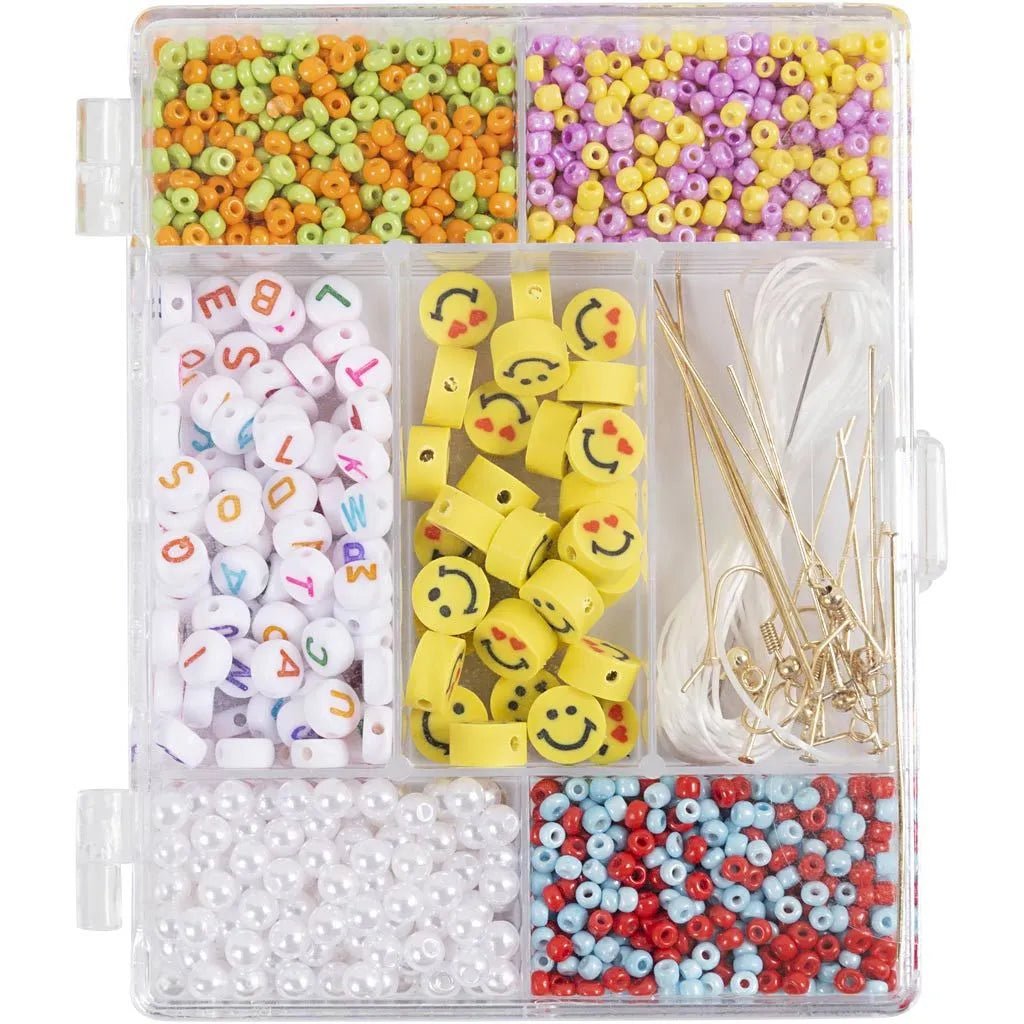 Rainbow Colour Beads & Accessories – Make Personalized Bracelets, Necklaces & Earrings