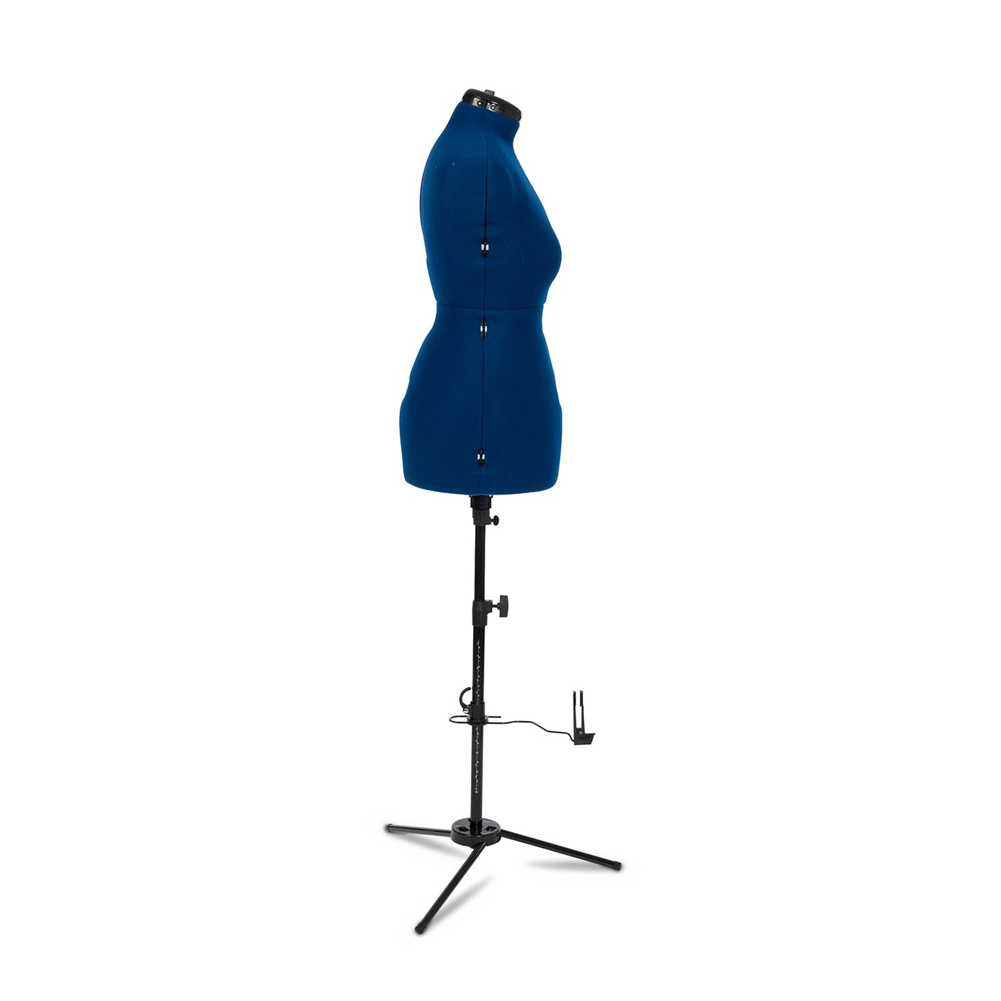 Sew Deluxe Large Dress Form - Adjustable Mannequin with Blue Fabric & Tripod Stand - Home - Crafts