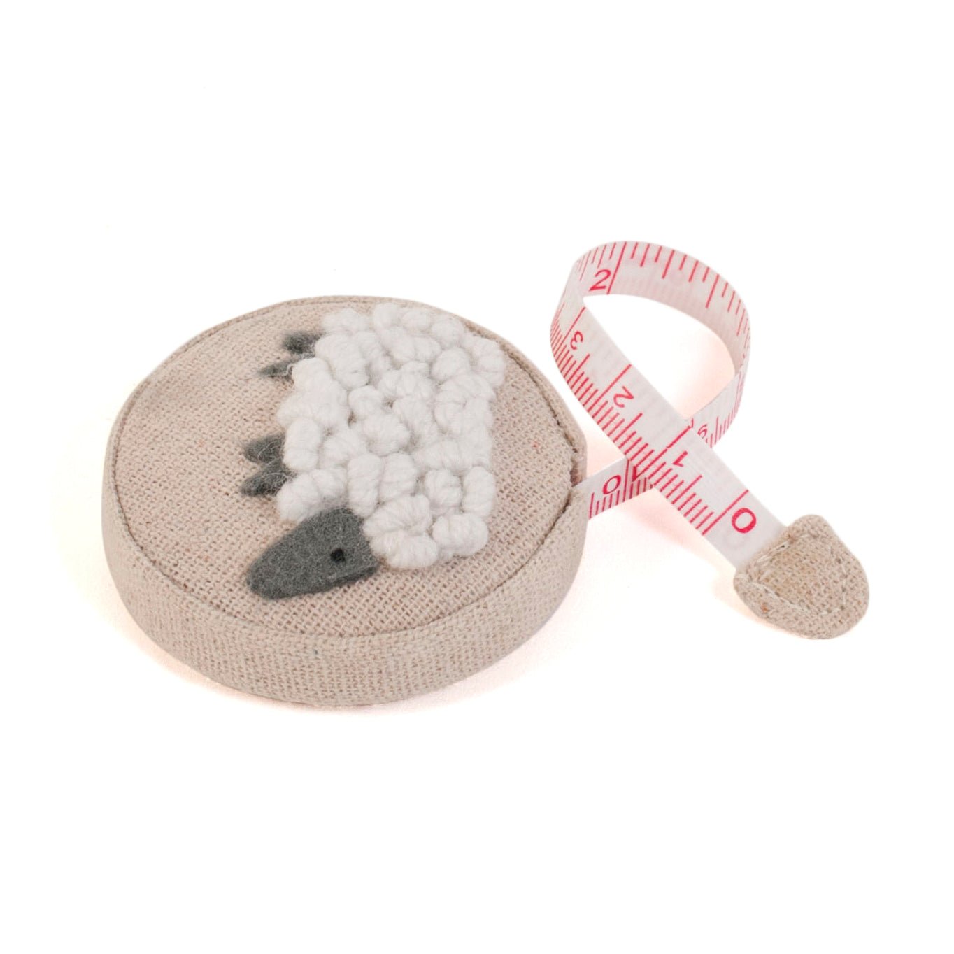 Sheep Tape Measure - Embroidered Novelty 150cm/60" Retractable Measure - Home - Crafts
