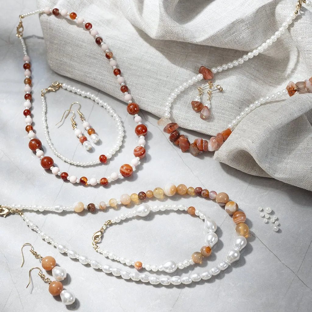 Silver-Plated Jewellery Starter Kit – Make Personalized Bracelets Necklaces Earrings