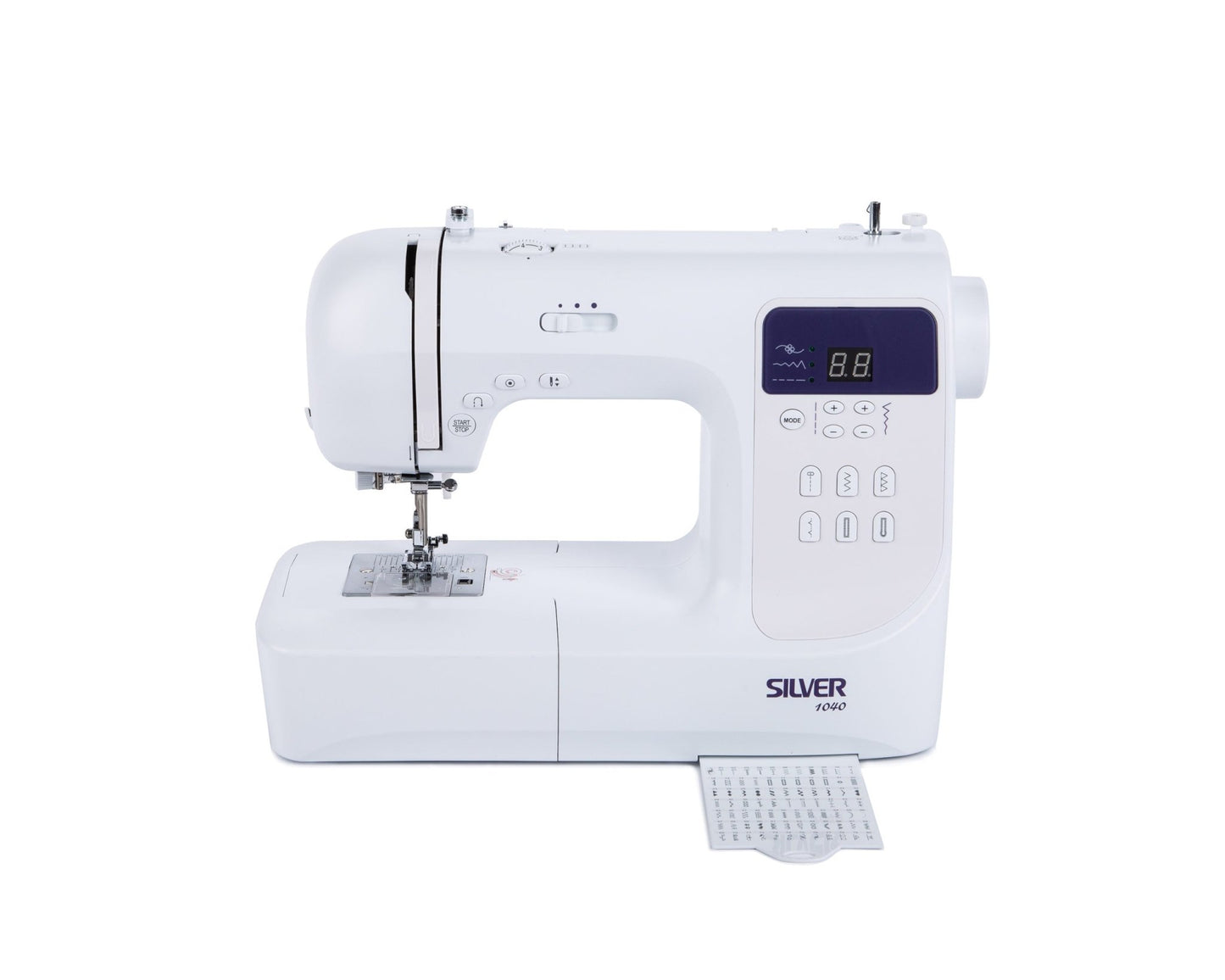 Silver Viscount 1040 Sewing Machine Computerized - 80 stitches - 70 5 x 1 step buttonhole