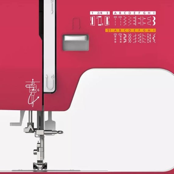Silver Viscount 302 Sewing Machine Manual - 17 stitches - 4 Step Buttonhole