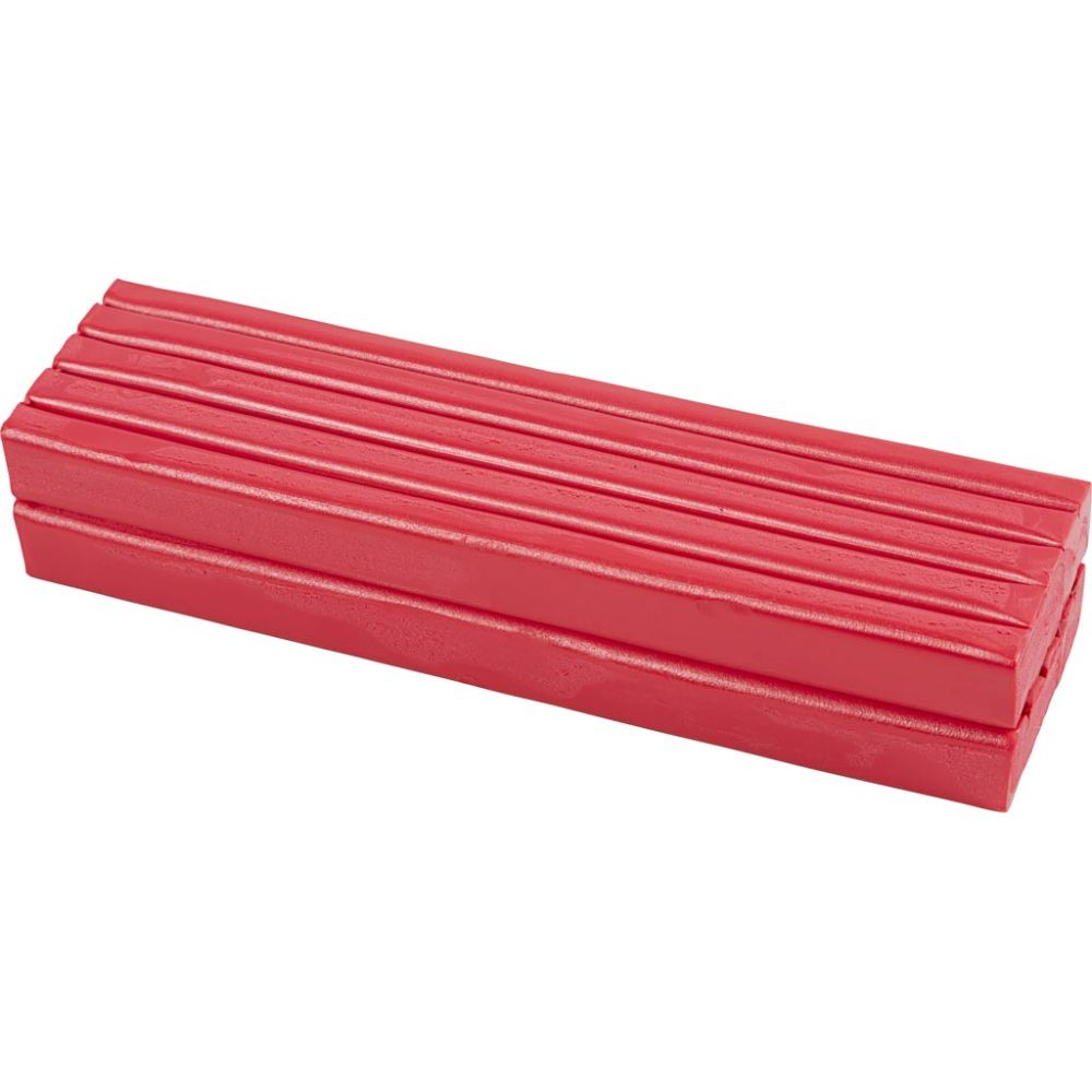 Soft & Pliable Modelling Clay Non - Drying Oil - Based - Red - Home - Crafts