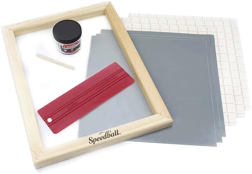 Speedball Beginner Screen Printing Craft Vinyl Kit - All Materials & Full Instructions.