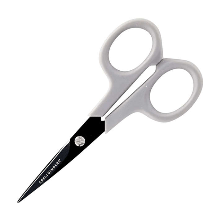 Spellbinders Fine Point Detail Scissors - Precision Non-Stick Craft Scissors for Fussy Cutting & Glimmer Foil - Home-Crafts
