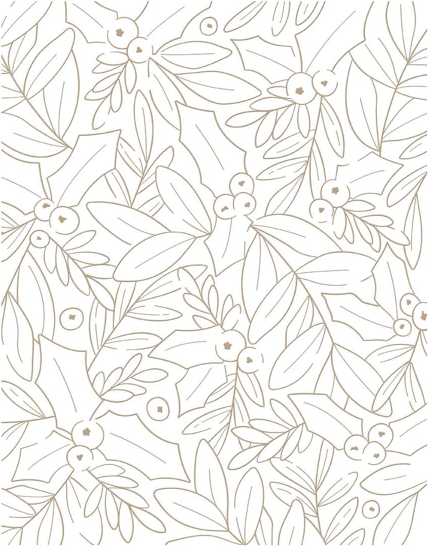 Spellbinders Glimmer Holly Background Bundle Stunning Holly Berry Background