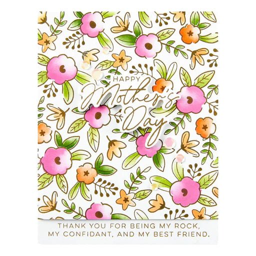 Spellbinders Let's Celebrate Sentiments Press Plate & Die Set - 14 Different Occasion