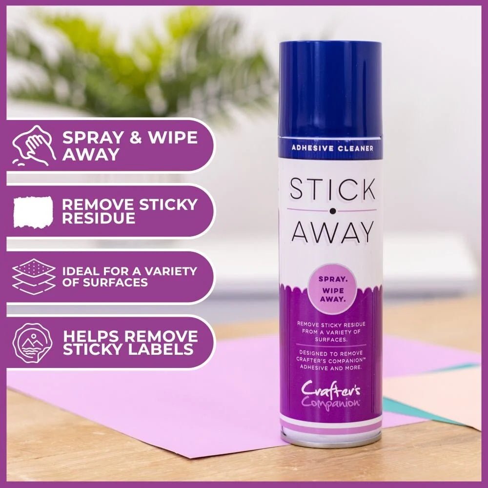 Spray and Wipe Away Stickiness Removes Adhesive Residue Any Surface Acid and Lignin-Free.