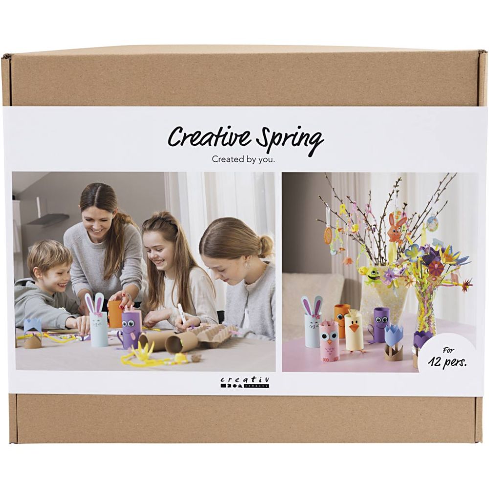 Spring Group Craft Kit - Bulk Supplies for 10 - 12 People to Make Decorations & Flowers - Home - Crafts
