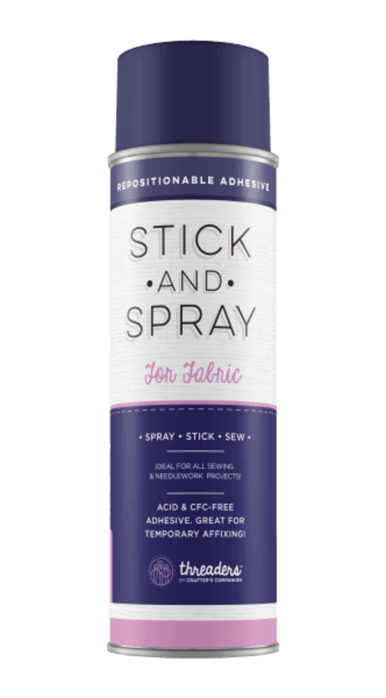 Stick and Spray Adhesive For Fabric - Dark Blue Can - Stationary Collage Bookbinding